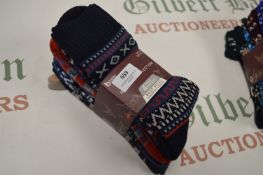 *Kiku Nordic Collection Boot Socks 4pk Size: 7-11