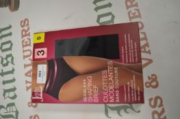 *Jezebel Black Seamless Shaping Briefs 3pk Size: S