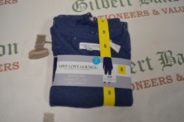 *Live Love Lounge by Karen Neuburger 2pc Long Sleeve Lounge Set in Blue Size: S