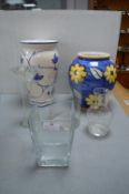 Glass and Pottery Vases