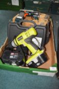 Electric Tools Including Ryobi and Black & Decker