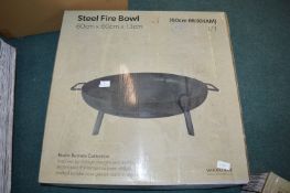 Wood Lodge Steel Fire Bowl