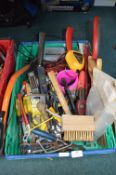 Crate of Assorted Hand Tools etc.