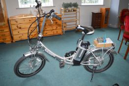 Electro Bike Folding E-Bicycle with Battery Charger, Carry Bags, and All Accessories