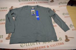 *Orvis Lady’s Classic Collection Blue V-Neck Top Size: L