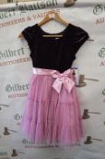 Jona Michele Girl’s Pink & Black Dress Size: 10 years