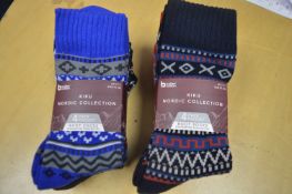 *Two 4pks of Kiku Boot Socks Size: 7-11