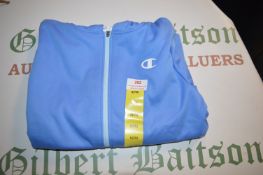 Champion Kid’s Pale Blue Hoodie Zip Top Size: 7-8 years