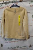 *Mondetta Light Beige Fleece Crewneck Sweatshirt Size: S