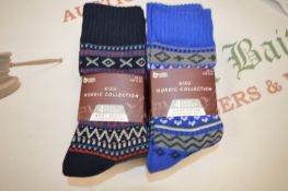*Two 4pks of Kiku Boot Socks Size: 4-8