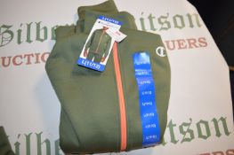 Champion Kid’s Olive Green Hoodie Zip Top Size: 11-12 years