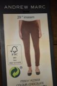 *Andrew Marc Lady’s Chocolate Trousers Size: XL