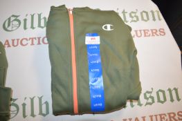 Champion Kid’s Olive Green Hoodie Zip Top Size: 11-12 years