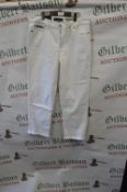 *DKNY White Jeans Size: 10