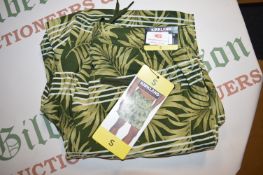 *Kirkland Gent’s Green Tropical Swim Shorts Size: S