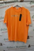 *Replay Off Grid Orange T-Shirt Size: L