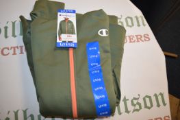 Champion Kid’s Olive Green Hoodie Zip Top Size: 11-12 years