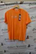 *Replay Off Grid Orange T-Shirt Size: M