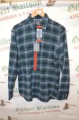 *Grayer’s Green & Blue Flannel Shirt Size: M