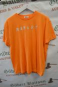 *Replay Off Grid Orange T-Shirt Size: L