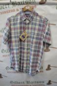 *New Ivy Blue Redd Plaid Shirt Size: S