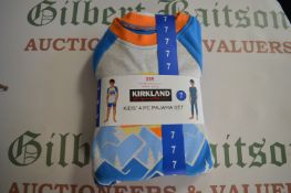Kirkland Kid’s 4pc Pyjama Set Size: 7 years