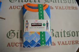 Kirkland Kid’s 4pc Pyjama Set Size: 8 years