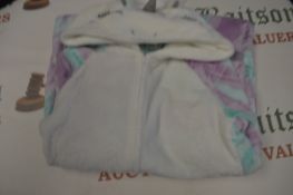 Kid’s Unicorn Hooded Fleece Sleeper Size: M 10-12 years