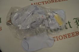 *Nine Pairs of KB White Socks