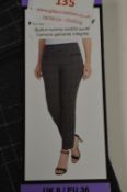 *Hilary Radley Charcoal & White Trousers Size: 8