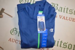 Champion Kid’s Blue Hoodie with Green Zip Size: 11-12 years