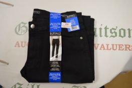 *Buffalo Lady’s Black High Rise Cargo Pants Size: 14