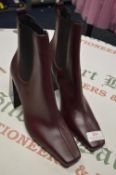 *Top Man Red High Heeled Boots Size: 6