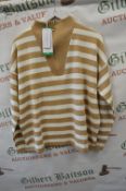 *Gianni Feraud Beige & Cream Top Size: XL