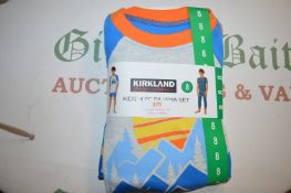 Kirkland Boy’s 4pc Pyjama Set Size: 8 years