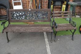 Two Garden Benches