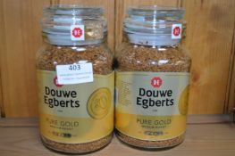 2x 190g of Douwe Egberts Medium Roast Instant Coffee
