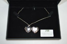 Sterling Silver Heart Locket and Chain