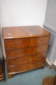 Four Drawer Bow Front Chest