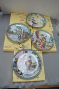 Five Jingdezhen Chinese Wall Plates