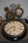 Two Retro Style Wall Clocks