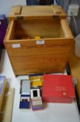 Box of Vintage Slide, Slide Viewer, etc.