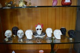 Nine Candle and Ornamental Skulls