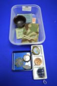 Small Collectibles Including Medallions, Stamps, etc.