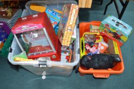 Two Tubs of Children’s Toys and Games