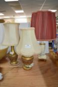 Three Table Lamps