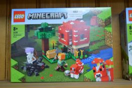 Lego Minecraft Mushroom House Building Set