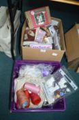 Two Boxes of Crafting Materials etc.