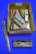 Collectibles Including Penknives, etc.