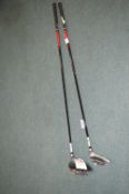 Two Slazenger V300 Flex R Golf Clubs